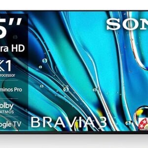 Sony BRAVIA 3 Series 108 cm - 215 cm (43 inches - 85 inches) 4K Ultra HD AI Smart LED Google TV (K-85S30, Black)