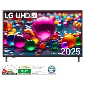 LG 108 cm – 164 cm (43”–65”) 4K UHD AI UA8200 Smart TV (2025 Model)