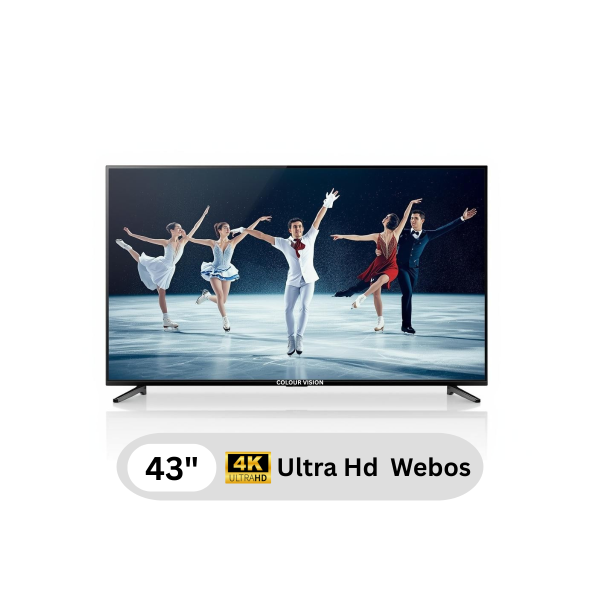 COLOUR VISION 109 cm (43 inch) Webos 4K ULTRA HD LED TV (CV32SFF ) – 2025 Model
